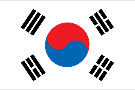 The South Korean flag, the nation from which Jungs family immigrated.