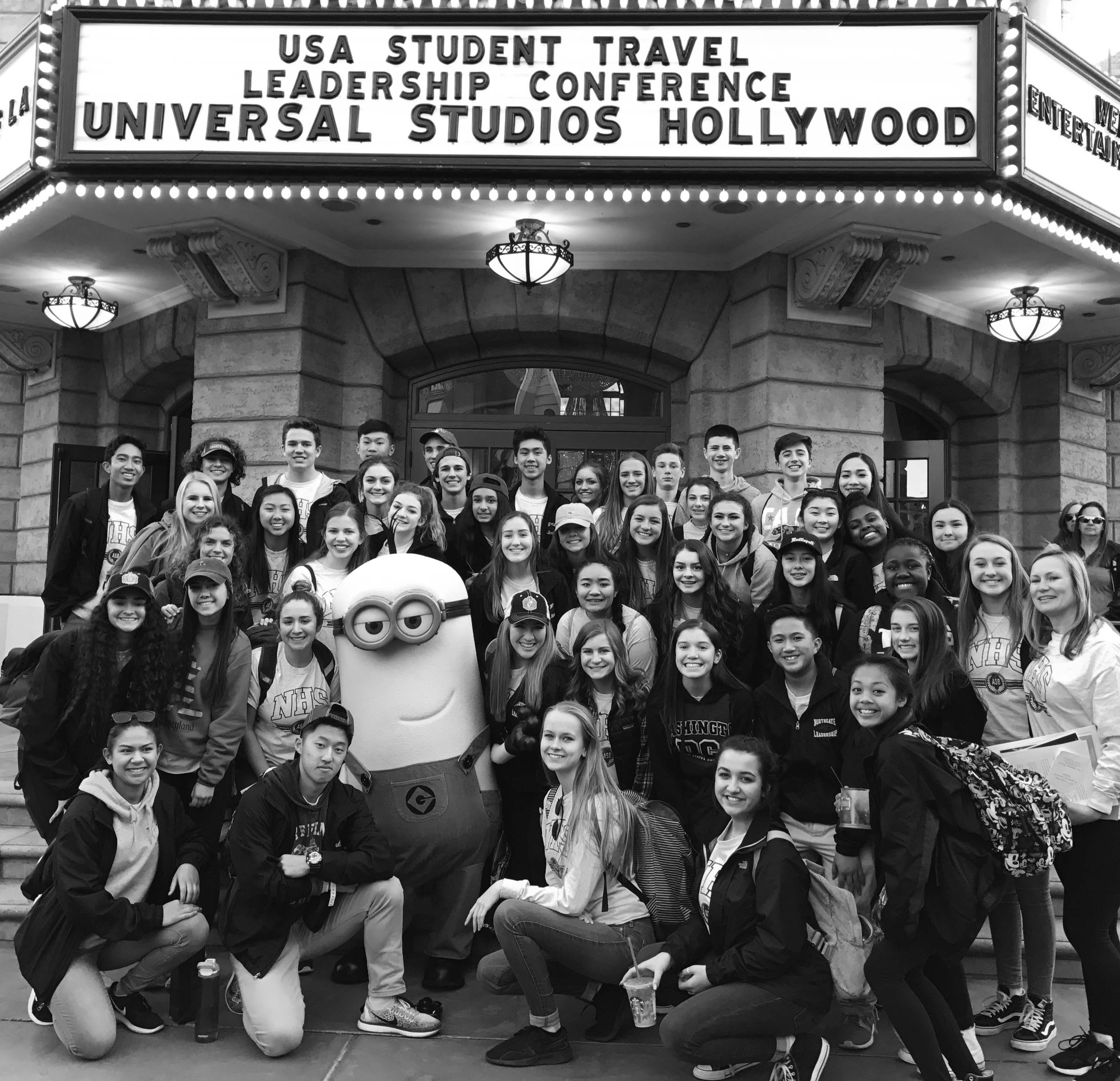 The leadership class attended a workshop on kindness at their annual Los Angeles Conference.