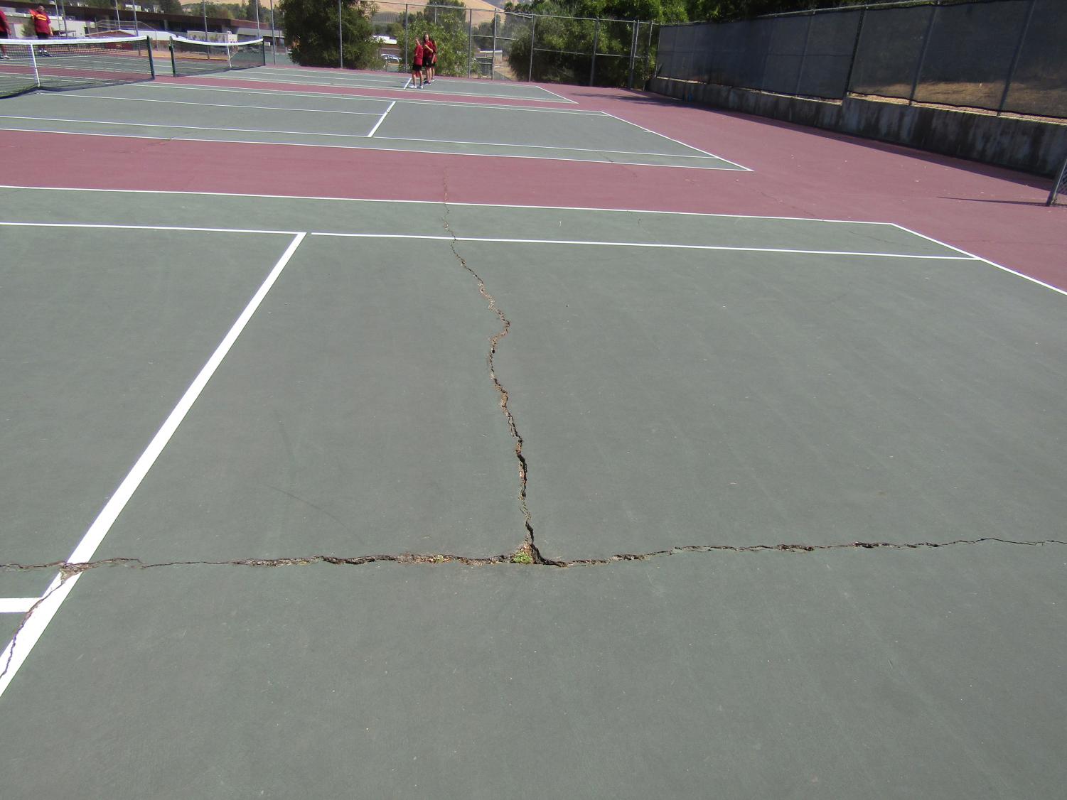 Northgate tennis courts are in need of repairs, which are expected to take place this spring.