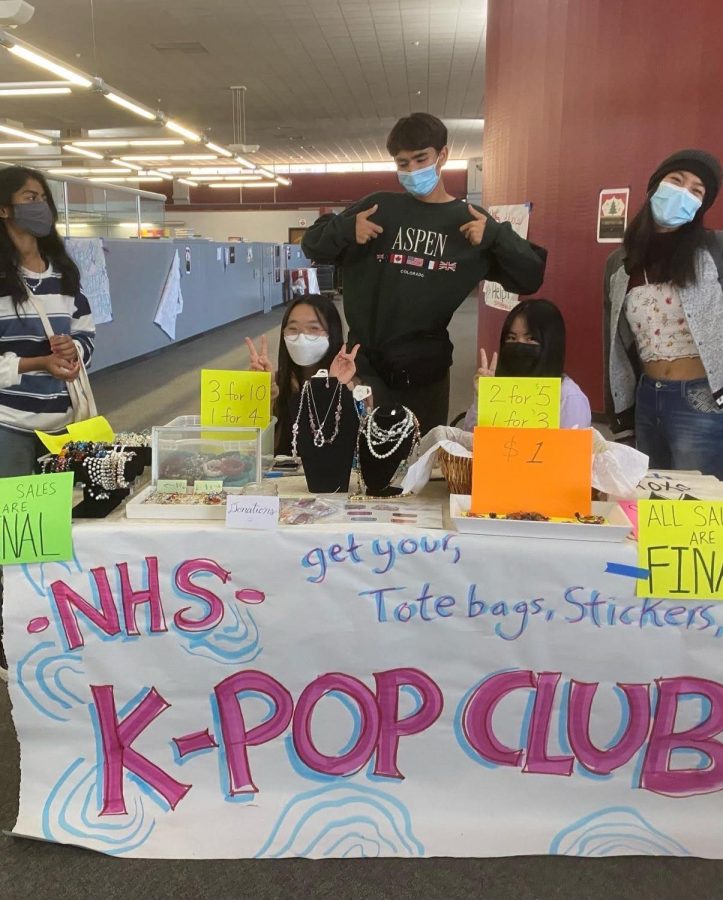 Northgates second annual crafts fair takes place Dec. 3. Pictured above is the 2021 fair, at which  Northgate’s K-pop Club sold jewelry, painted tote bags, and stickers at a booth to help raise funds for their future events.